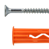 Дюбель Multi универсальный 10x40 с шурупом 5x50 Дюбель Multi универсальный 10x40 с шурупом 5x50