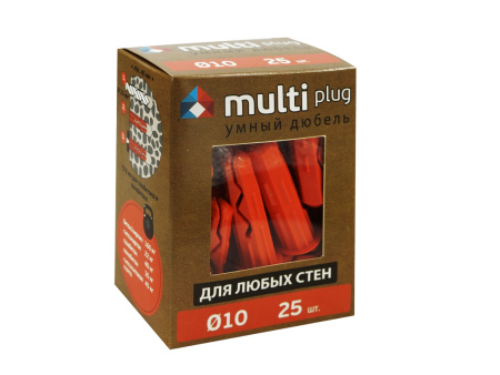 Дюбель Multi универсальный 10x40 оранж. (25 шт.)