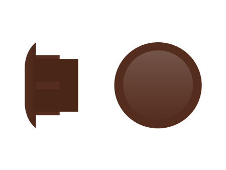ЗАГЛУШКА D 8мм (темно-коричневый)