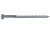 Шуруп DIN 571 с шестигранной головкой сантехнический ZN 8x120 (10 шт.)